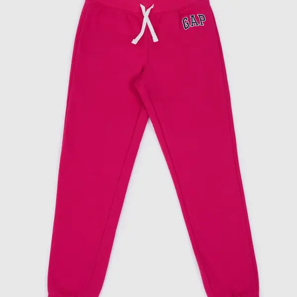 Tmavo ružové dievčenské tepláky GAP