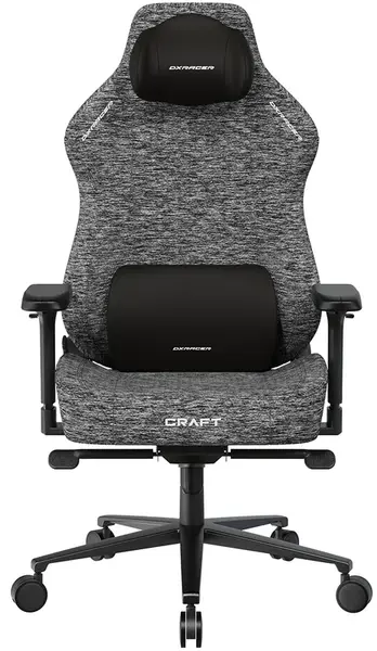 Herní židle DXRacer CRAFT XL šedá, látková