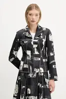 Sako Desigual NEWSPAPER BLAC