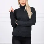 Turtleneck sweater made of graphite