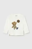 Detská bavlnená košeľa s dlhým rukávom Mayoral