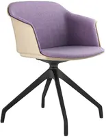 LD SEATING Konferenčná stolička WAVE 032, F90-BL, čierny kríž