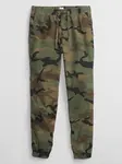 Kaki pánske army nohavice GAP essential joggers