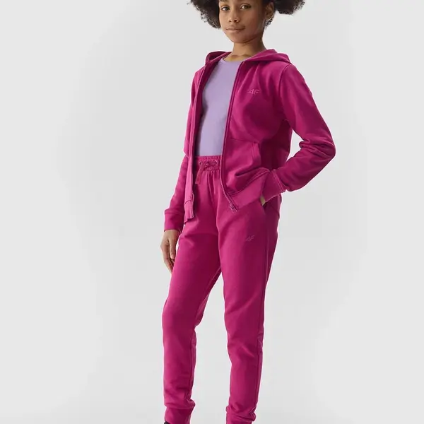 Girls' 4F Jogger Sweatpants - Pink