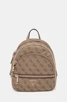 Ruksak Guess MANHATTAN dámsky, béžová farba, malý, vzorovaný, HWSG71 18320