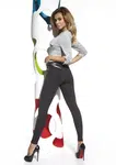 Bas Bleu MARIKA women's leggings made of insulated knitwear and pockets