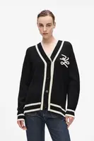 Kardigan s prímesou vlny Karl Lagerfeld