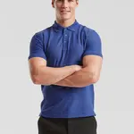 Niebieska koszulka męska Iconic Polo Friut of the Loom