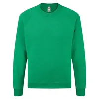 Zielona bluza dziecięca Raglan Sweat Fruit of the Loom