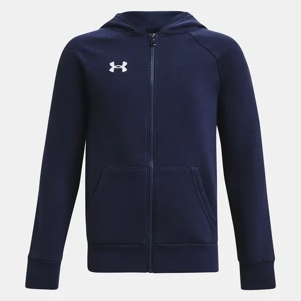 Tmavomodrá chlapčenská športová mikina Under Armour Rival