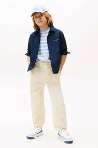 Detské bavlnené nohavice Tommy Hilfiger