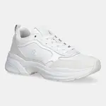Kožené tenisky Tommy Hilfiger TH CHUNKY RUNNER PATENT biela farba, FW0FW08840