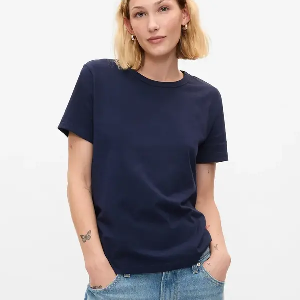 GAP Tričko organic vintage Modrá