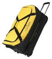 Cestovná taška na kolieskach Travelite Basics Wheeled Duffle exp. Black/yellow