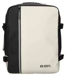 Batoh na notebook Enrico Benetti Bergen 56004 Black Beige
