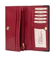 Dámska kožená peňaženka Lagen PWL367 Red