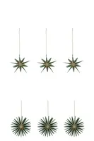 Závěsná dekorace House Doctor HDStari 2 x 8 cm 6-pack zelená barva