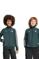 Dětská mikina adidas Performance JUVENTUS zelená barva, s aplikací, JM9450