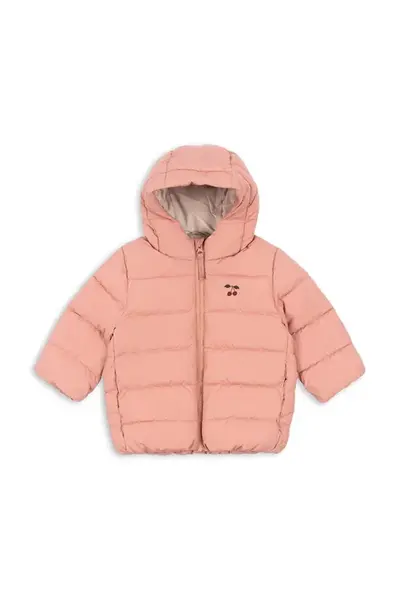 Dětská bunda Konges Sløjd ALPI JACKET GRS růžová barva, KS103439