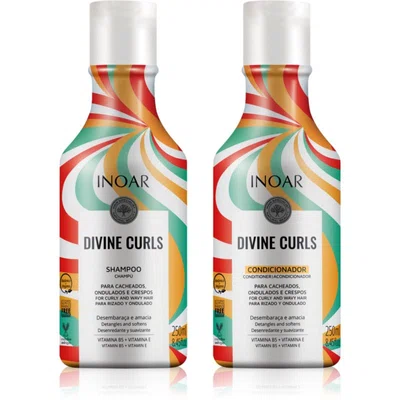 INOAR Curls sada pro kudrnaté vlasy 2x250 ml