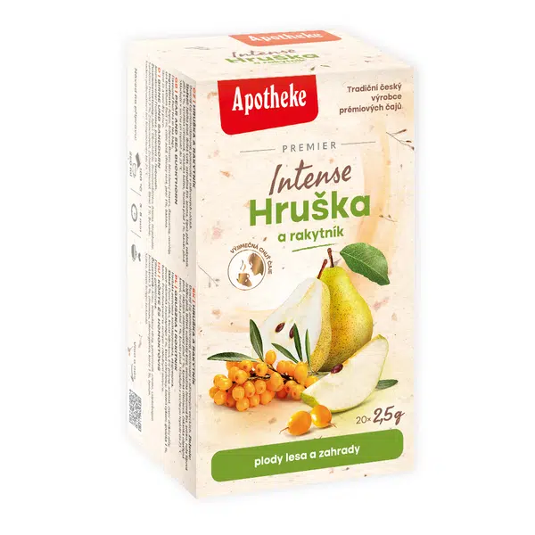 Apotheke Intense Hruška a rakytník porcovaný čaj 20x2,5 g
