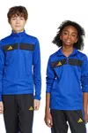 Dětská mikina adidas Performance modrá barva, s aplikací, JW4607