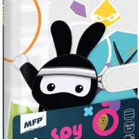 Blok s magnetem SPY NOTES - černý
