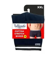 Bellinda Pánské bavlněné boxerky Cotton stretch vel. XXL 2 ks černé