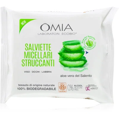 Omia Laboratories Aloe Vera del Salento odličovací ubrousky 20 ks