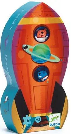 Puzzle ve tvaru Rakety