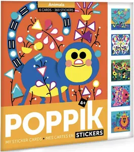 Kreativní samolepkové karty Zvířátka