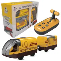 BABU vláčky - R/C Elektrický vláček žlutý - set 2 ks