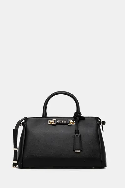 Kabelka Guess LEFIA černá barva, HWBG96 44060