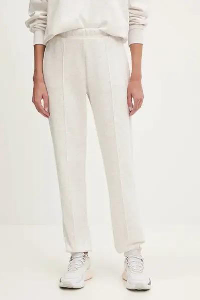 Tepláky Guess ROBERTA béžová barva, s aplikací, V5RB13 KC3D2