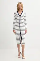 Šaty Guess ANDREA bílá barva, mini, přiléhavé, W5YK98 Z2YK2
