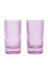 Sada sklenic na nápoje Here's How Stella 355 ml 2-pack růžová barva
