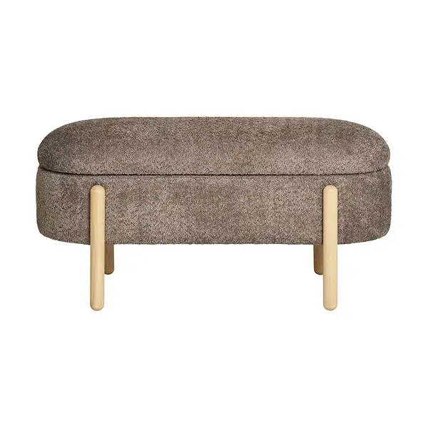 Taburet s úložným prostorem House Nordic Branca 98 x 41 x 48 cm fialová barva