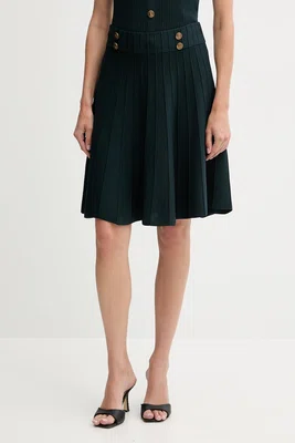 Sukně Guess EMMIE zelená barva, mini, áčková, W5YD65 Z0130