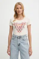 Tričko Guess dámské, béžová barva, W5YI08 J1314