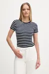 Tommy Jeans basic tričko dámské bavlněné s elastanem