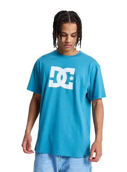 Dc shoes pánské tričko DC Star Hss Storm Blue | Modrá | Velikost M