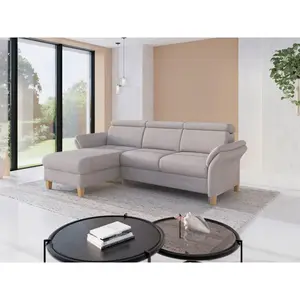 Sit & More ROHOVÁ SEDAČKA, textil, barvy stříbra