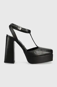 Karl Lagerfeld Jeans  Kožené lodičky  SOIREE PLATFORM KLJ
