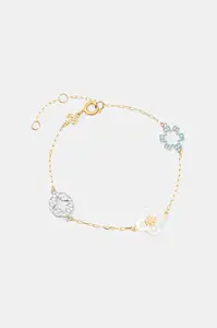 Tory Burch náramok dámsky pozlátený kryštál