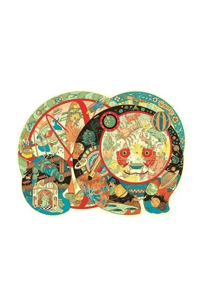 Mideer Umelecké puzzle Mideer Pandzie planetarium 330 elementów