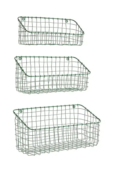 Madam Stoltz  Nástěnný úložný koš  3-pack