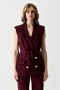 Marciano by Guess  dámská dvořadá vesta s příměsí vlny RASHIDA