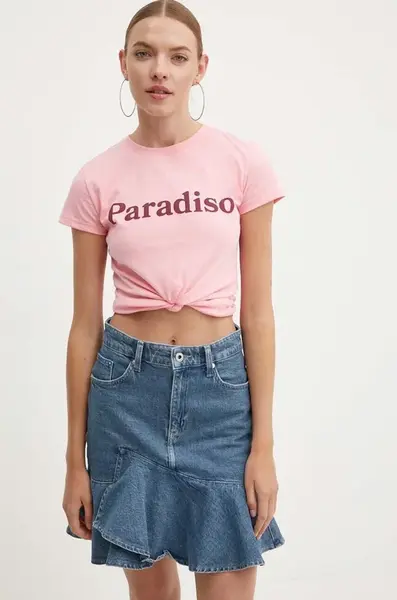 Bavlnené tričko Drivemebikini Paradiso