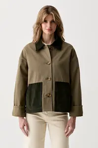 Barbour prechodná bunda dámska s bavlnou Cloverdale