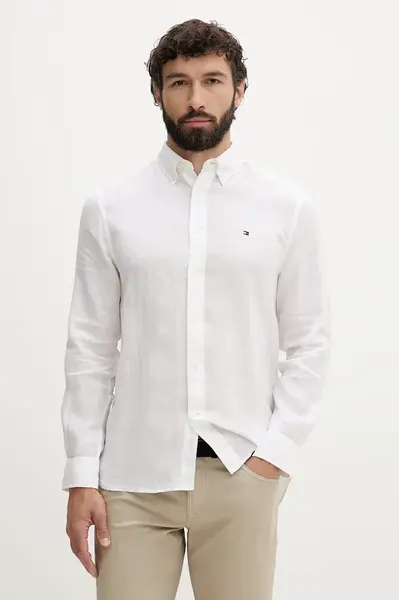 Tommy Hilfiger košile pánská lněná